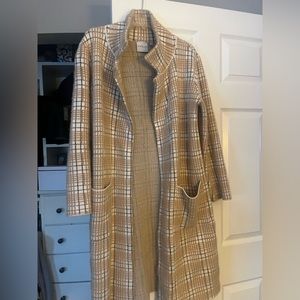 Classic Plaid Overcoat